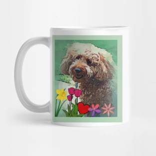 Stylized Doodle Dog Mug